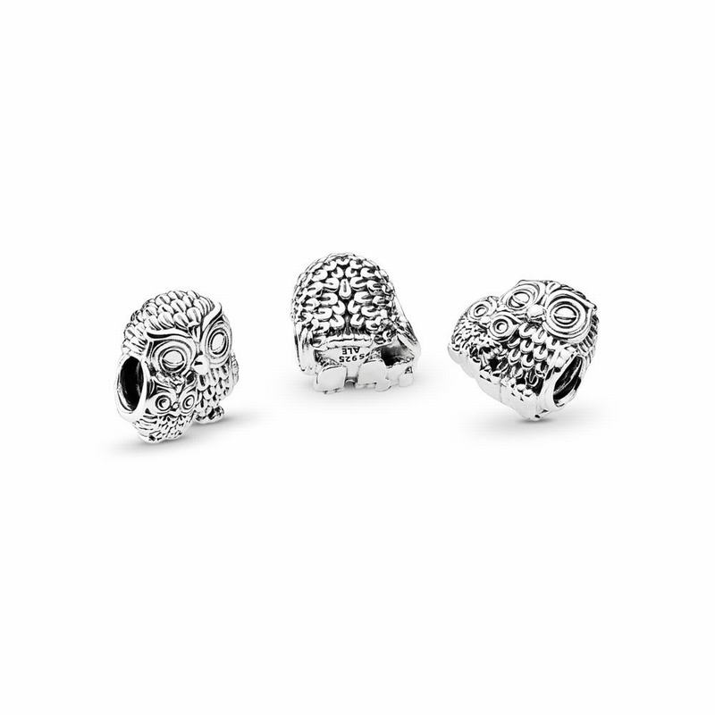 Pandora Charming Owls Charm Ireland - Sterling Silver - 563429YKP